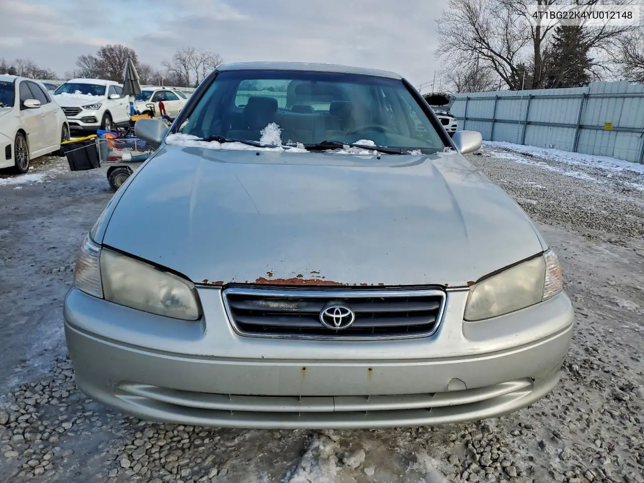 4T1BG22K4YU012148 2000 Toyota Camry Ce
