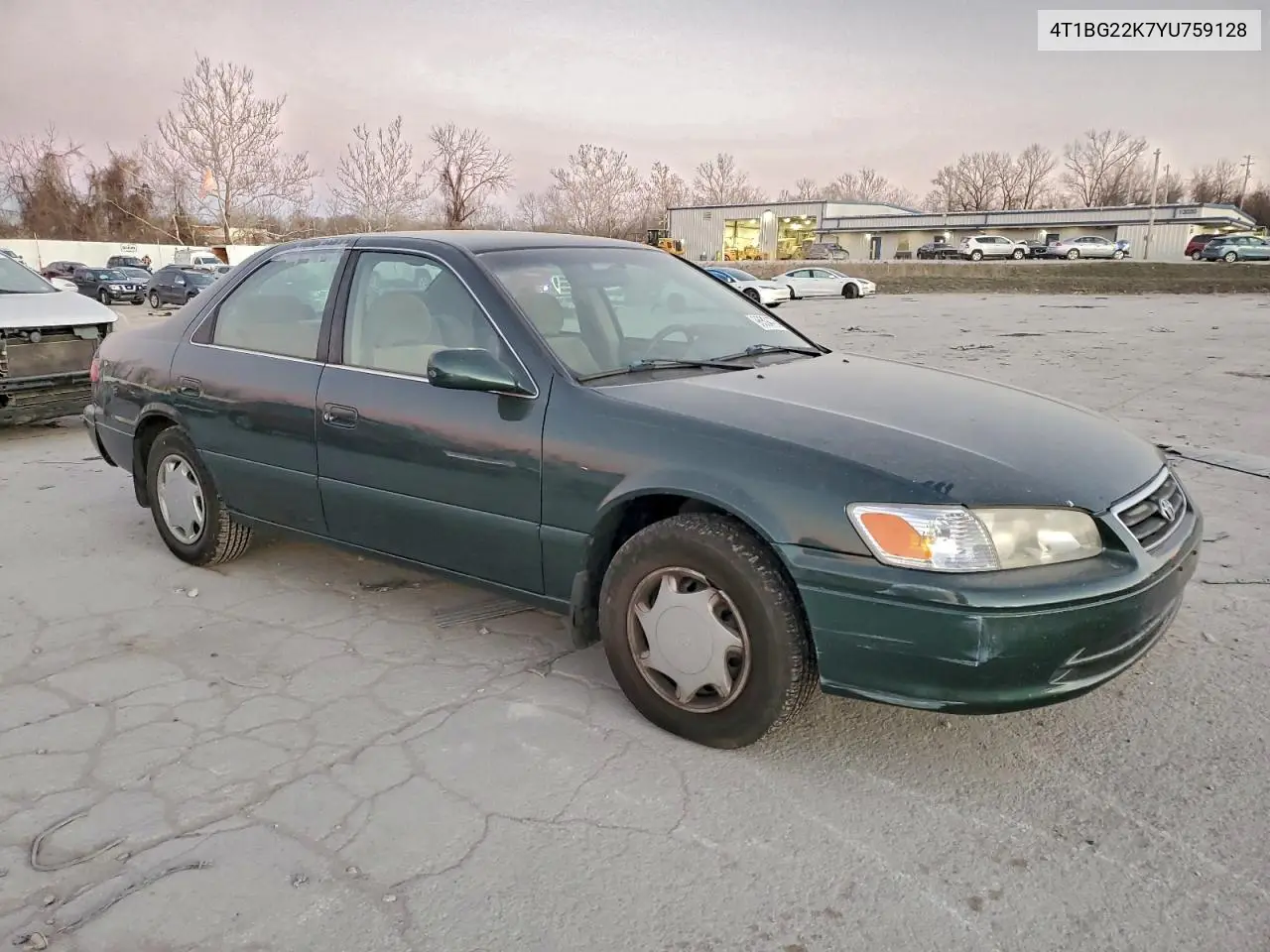 4T1BG22K7YU759128 2000 Toyota Camry Ce