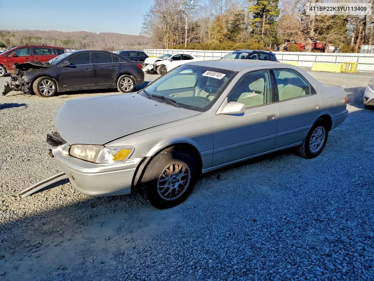 4T1BF22K3YU113409 2000 Toyota Camry Le