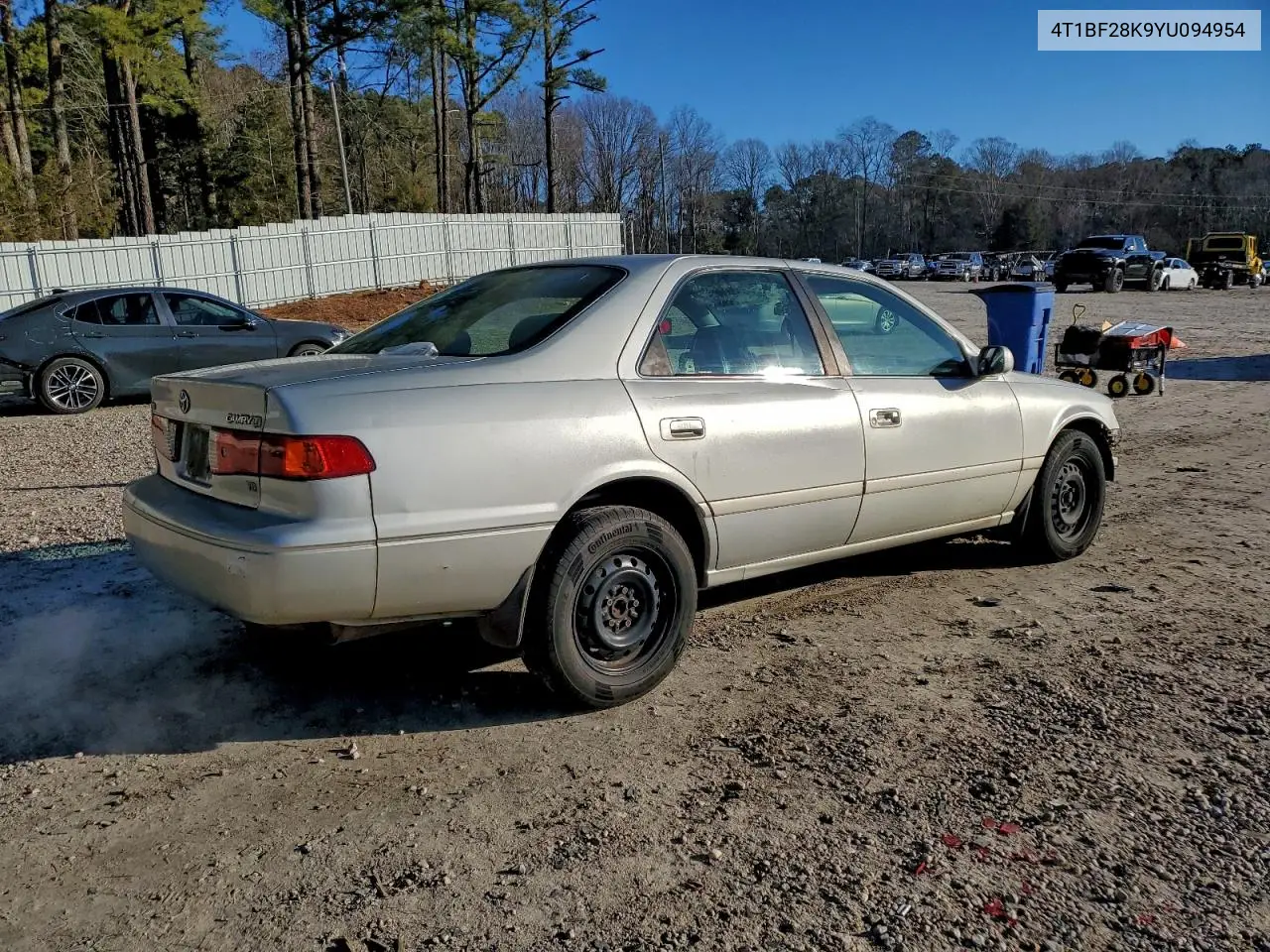 4T1BF28K9YU094954 2000 Toyota Camry Le V6