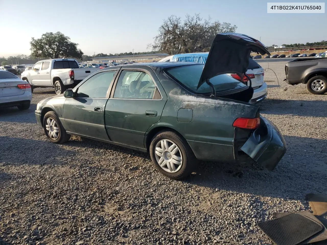 4T1BG22K41U765040 2001 Toyota Camry Ce