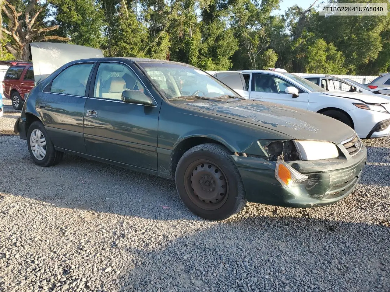 4T1BG22K41U765040 2001 Toyota Camry Ce