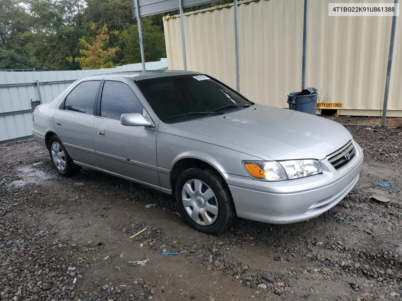 4T1BG22K91U861388 2001 Toyota Camry Ce