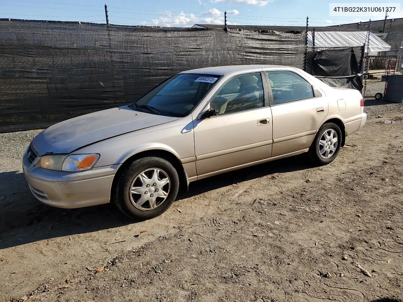 4T1BG22K31U061377 2001 Toyota Camry Ce