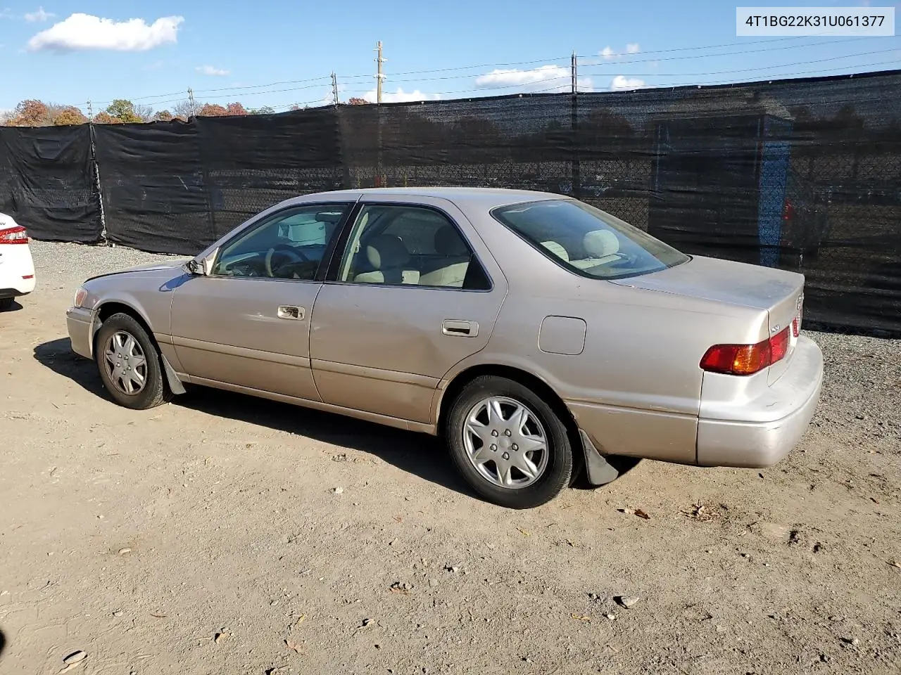 4T1BG22K31U061377 2001 Toyota Camry Ce