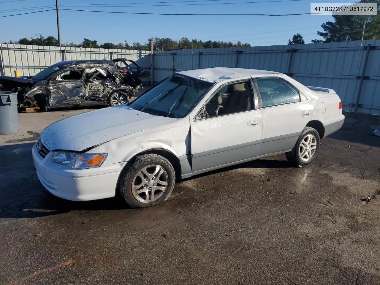 4T1BG22K71U817972 2001 Toyota Camry Ce