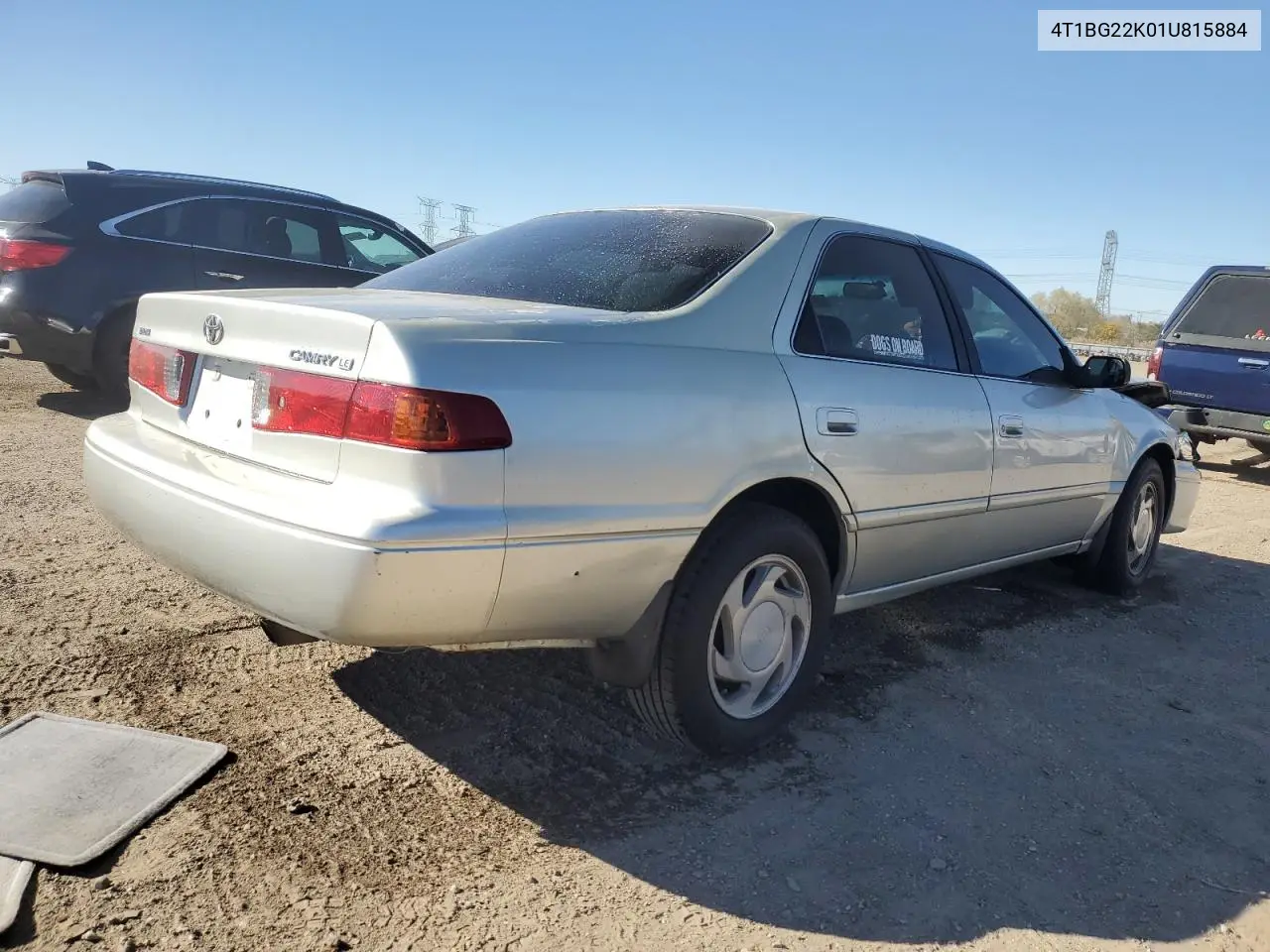 4T1BG22K01U815884 2001 Toyota Camry Ce