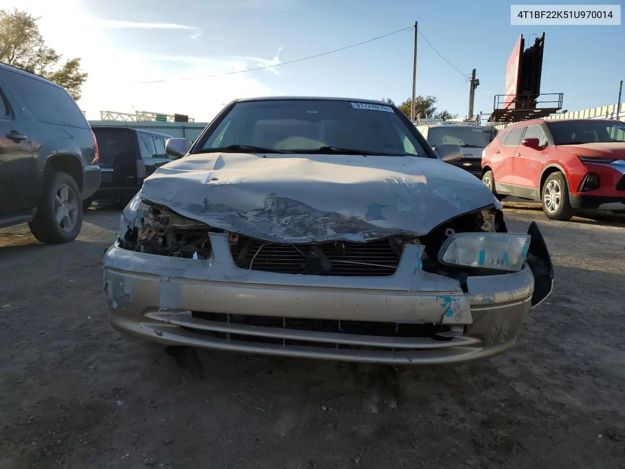4T1BF22K51U970014 2001 Toyota Camry Le