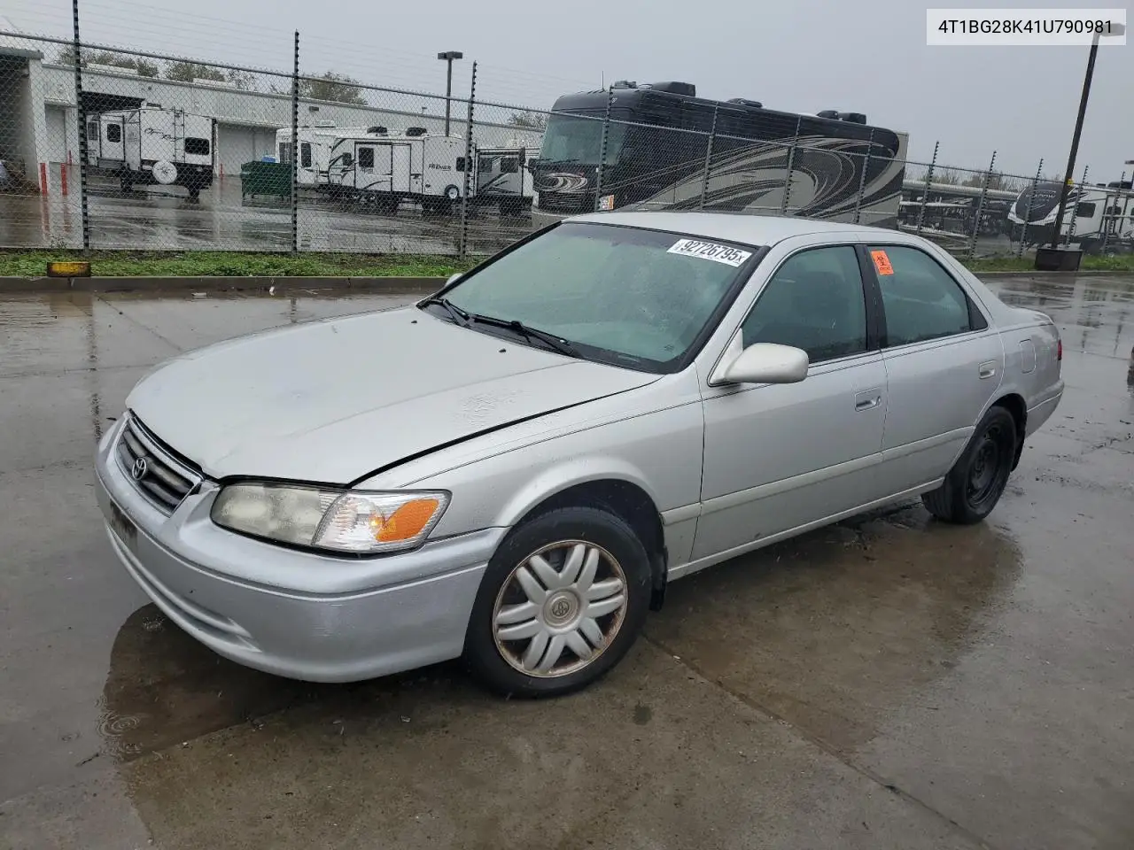4T1BG28K41U790981 2001 Toyota Camry Ce