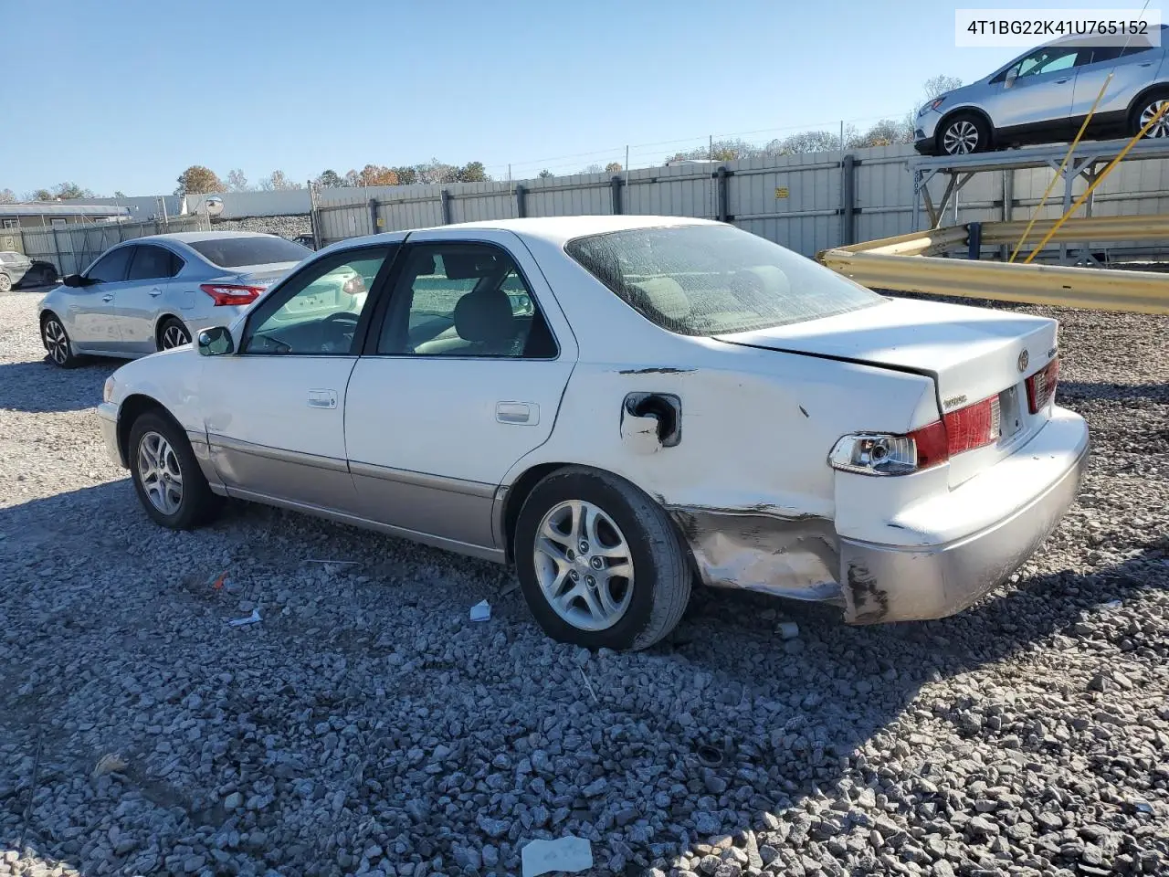 4T1BG22K41U765152 2001 Toyota Camry Ce