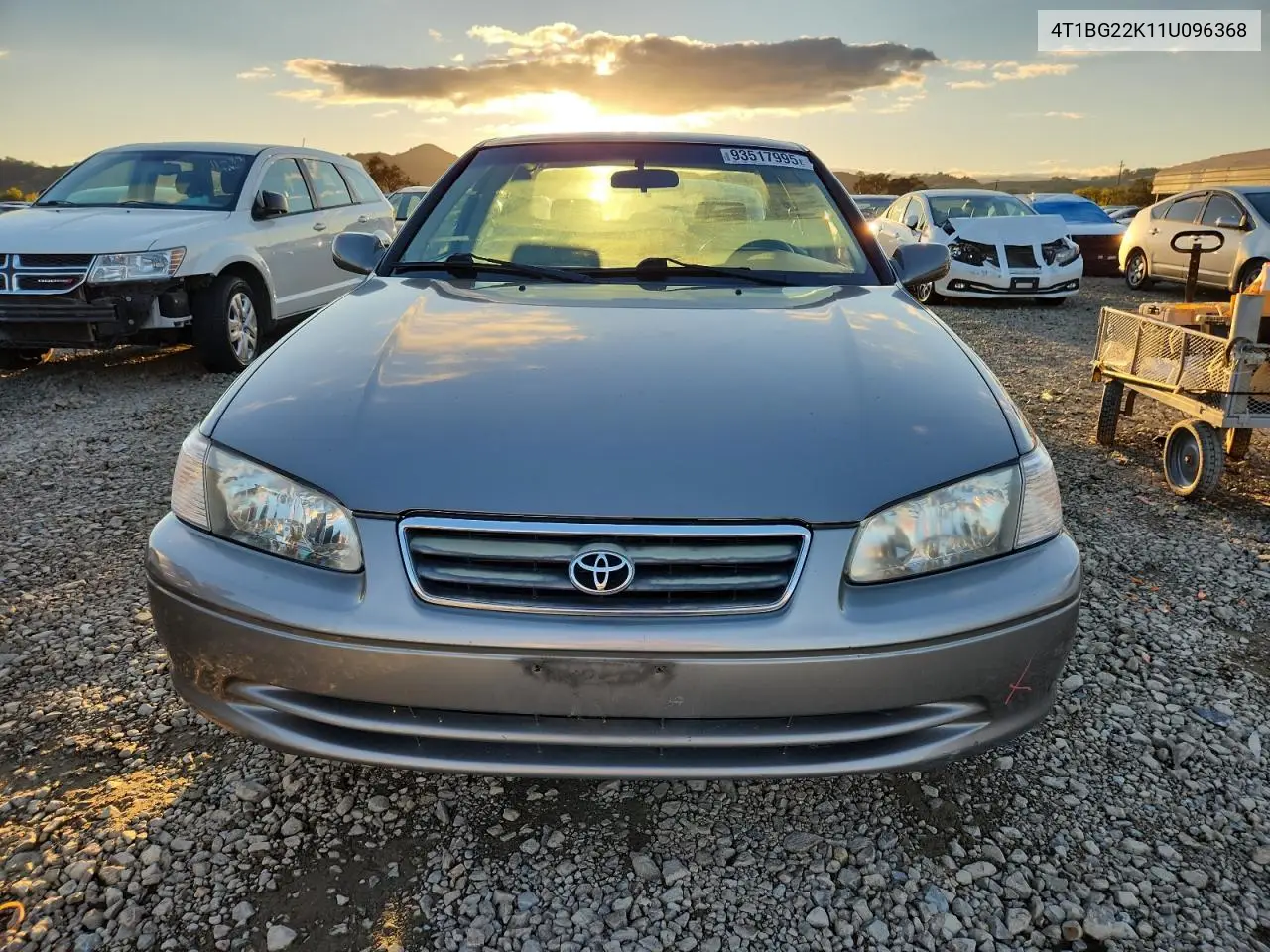 4T1BG22K11U096368 2001 Toyota Camry Ce