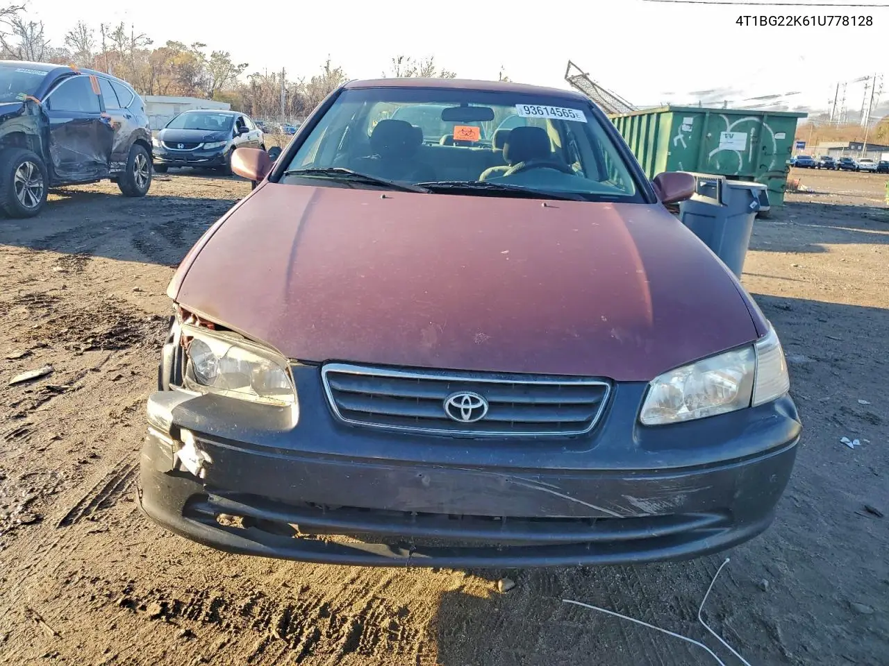 4T1BG22K61U778128 2001 Toyota Camry Ce