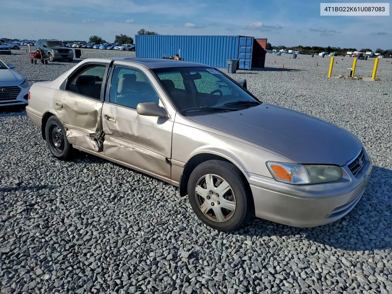 4T1BG22K61U087083 2001 Toyota Camry Ce