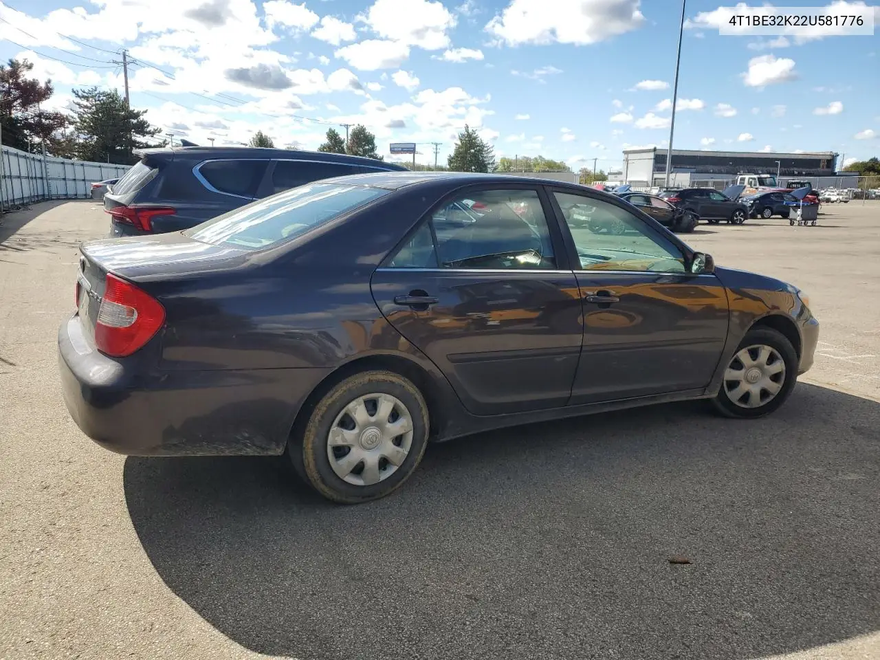 4T1BE32K22U581776 2002 Toyota Camry Le