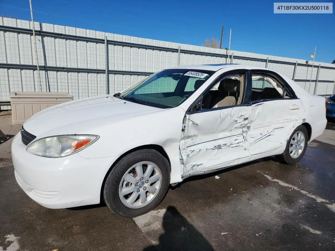 4T1BF30KX2U500118 2002 Toyota Camry Le