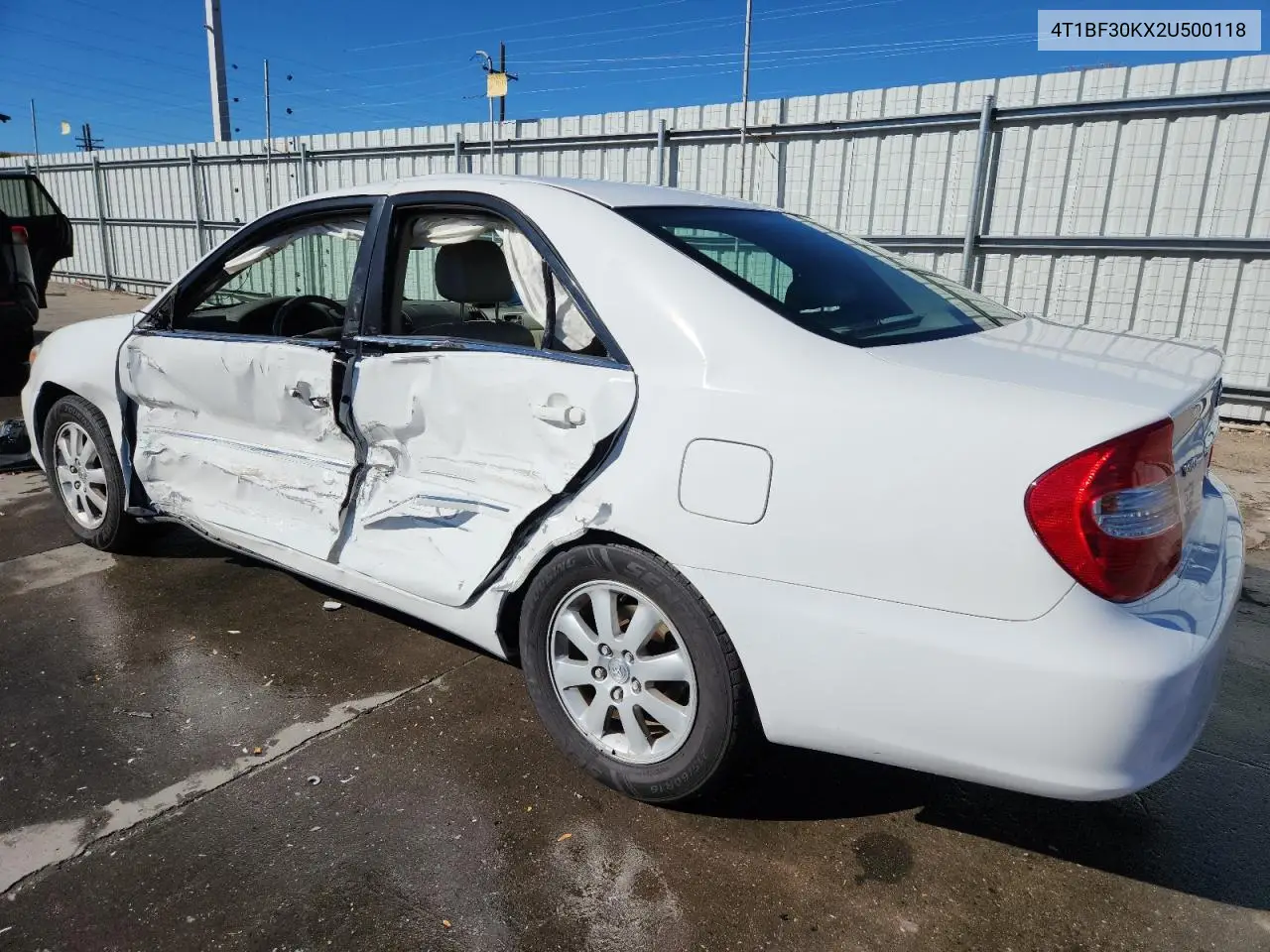 4T1BF30KX2U500118 2002 Toyota Camry Le