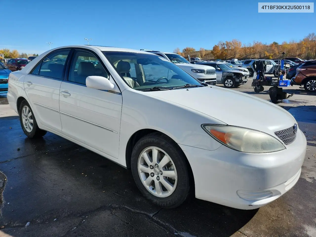 4T1BF30KX2U500118 2002 Toyota Camry Le