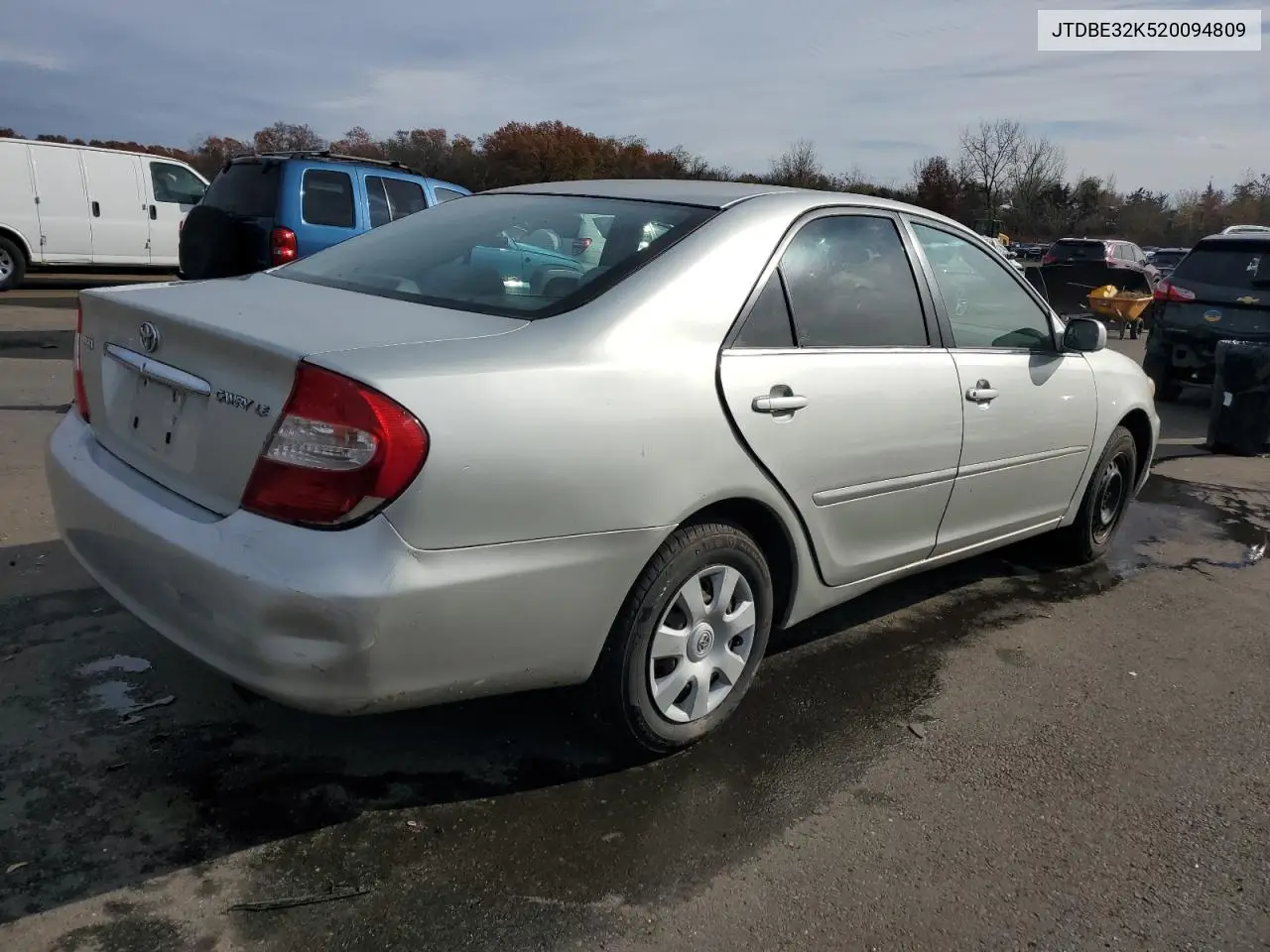 JTDBE32K520094809 2002 Toyota Camry Le