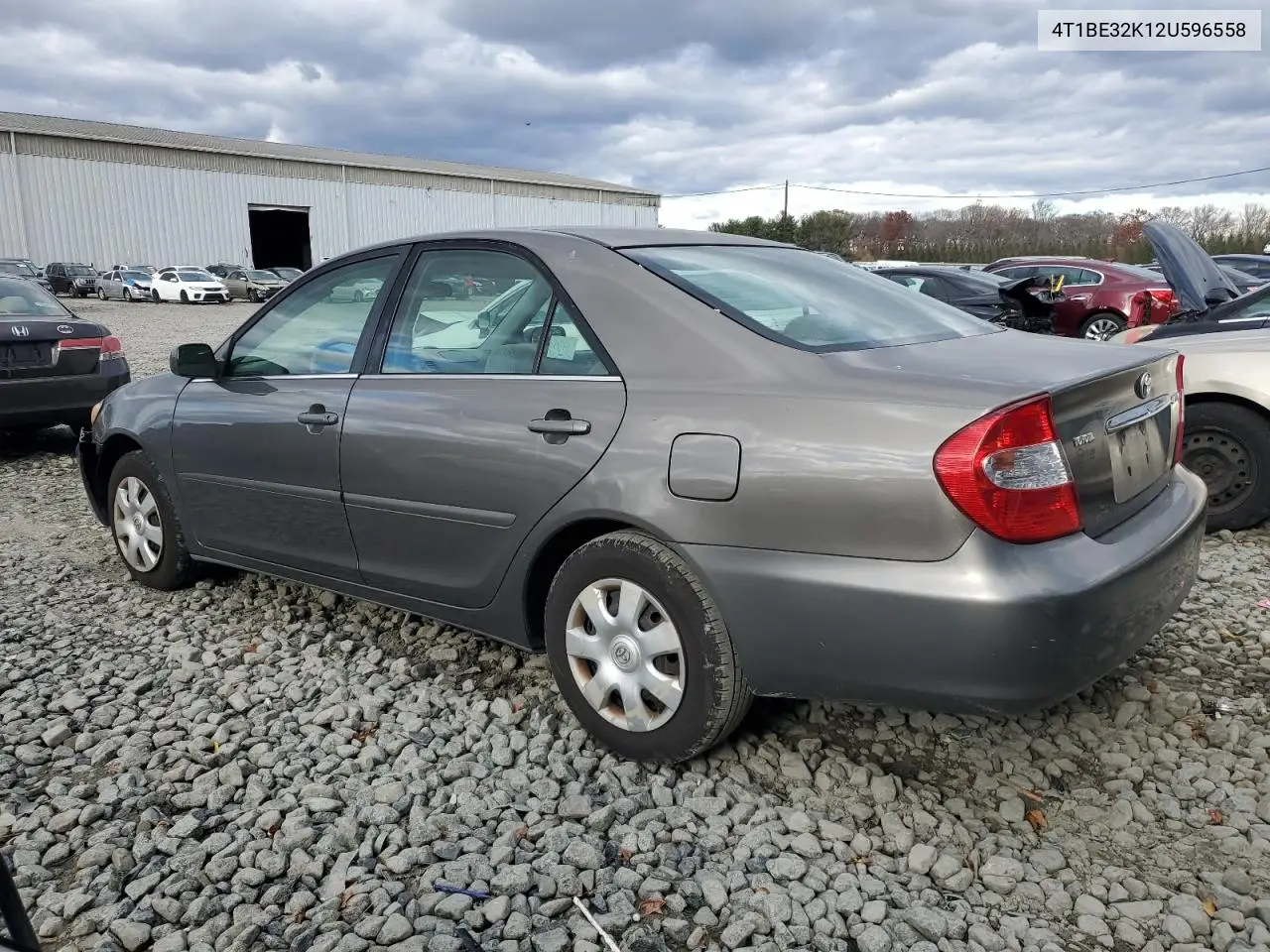 4T1BE32K12U596558 2002 Toyota Camry Le