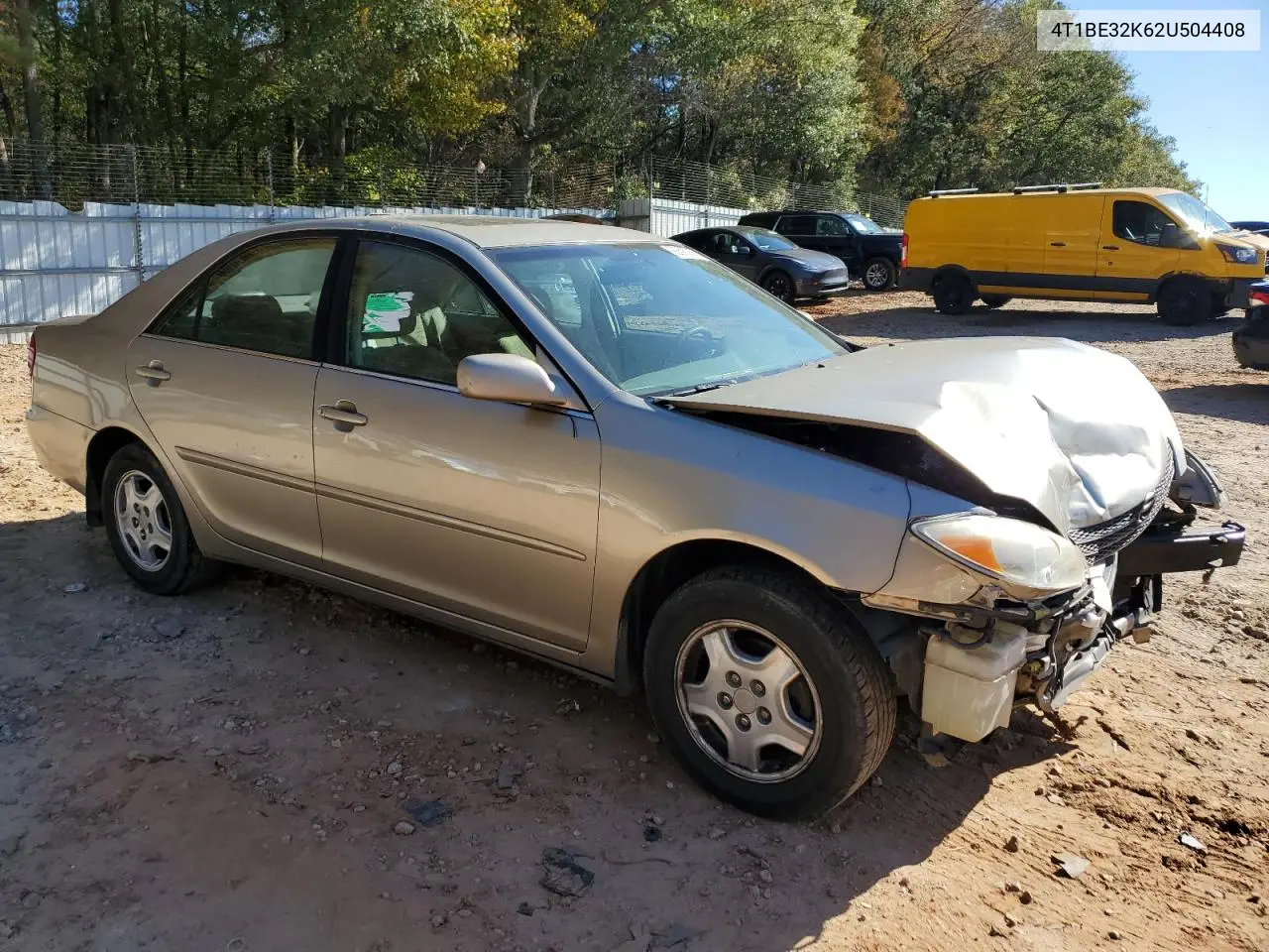 4T1BE32K62U504408 2002 Toyota Camry Le