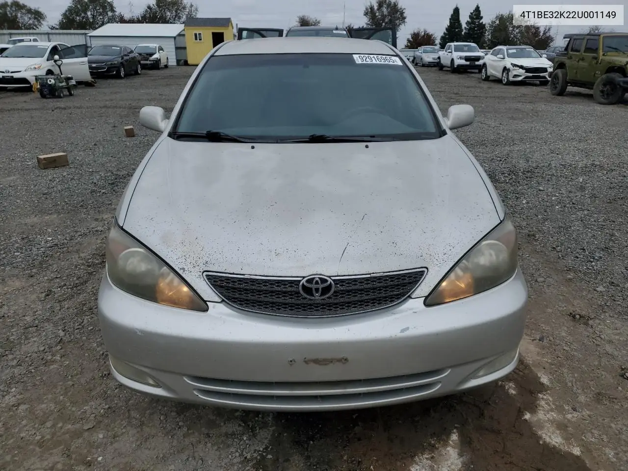 4T1BE32K22U001149 2002 Toyota Camry Le