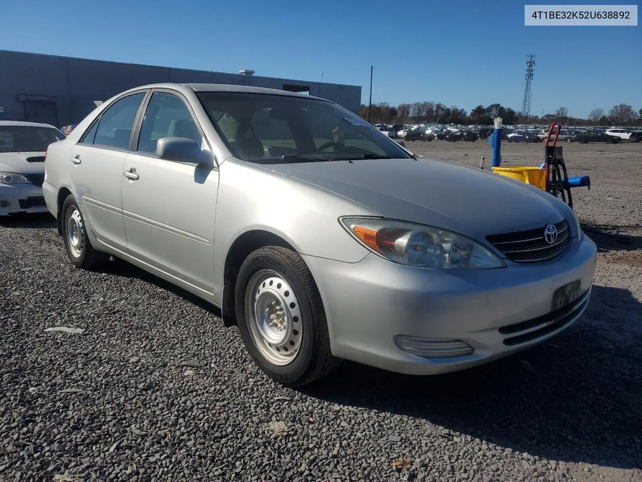 4T1BE32K52U638892 2002 Toyota Camry Le