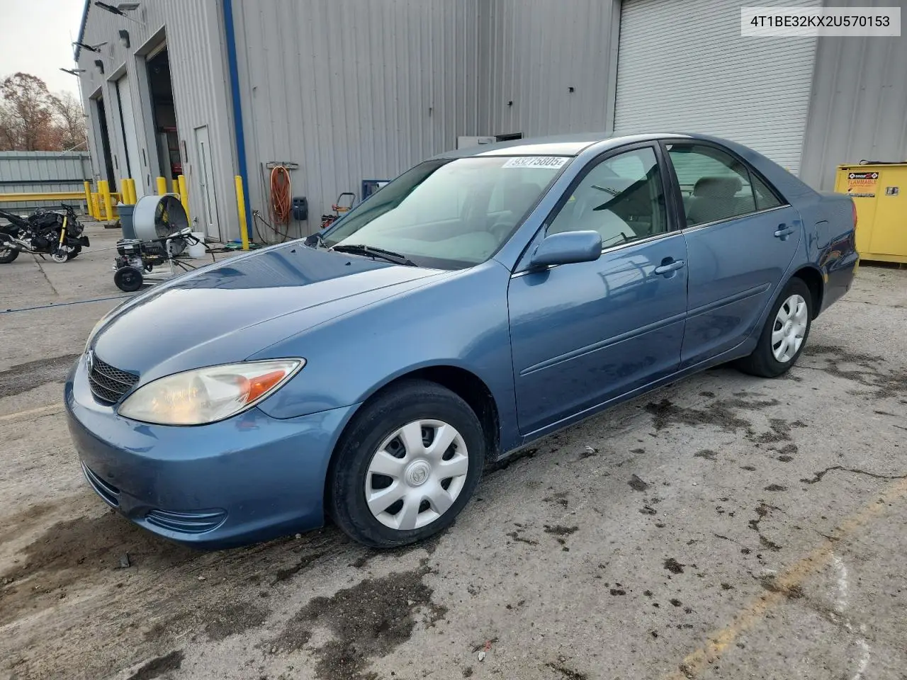 4T1BE32KX2U570153 2002 Toyota Camry Le