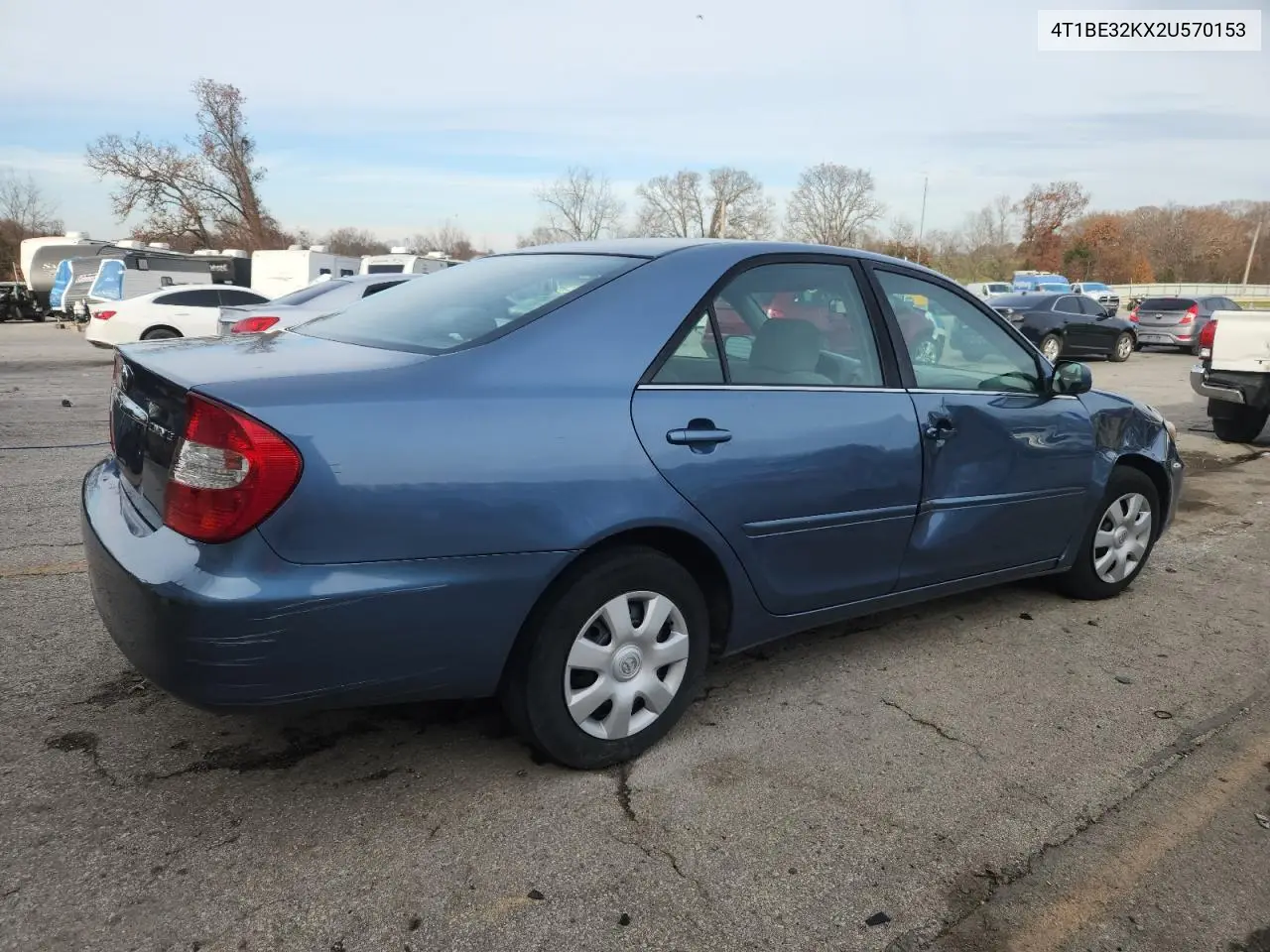4T1BE32KX2U570153 2002 Toyota Camry Le