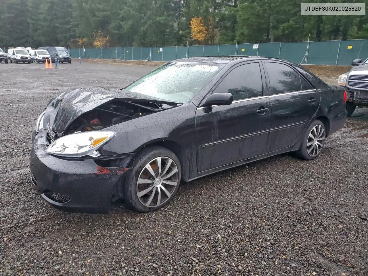 JTDBF30K020025820 2002 Toyota Camry Le