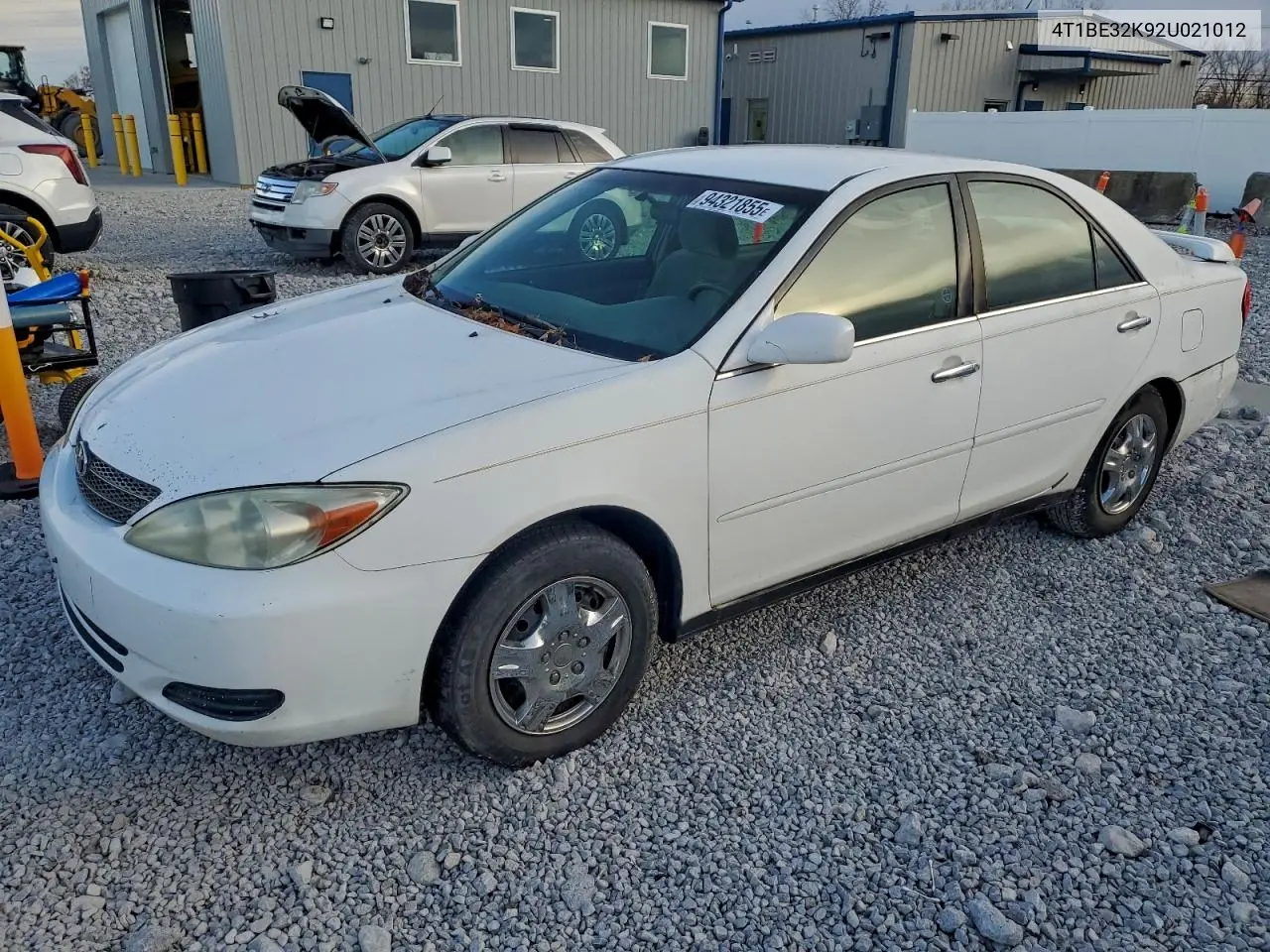 4T1BE32K92U021012 2002 Toyota Camry Le
