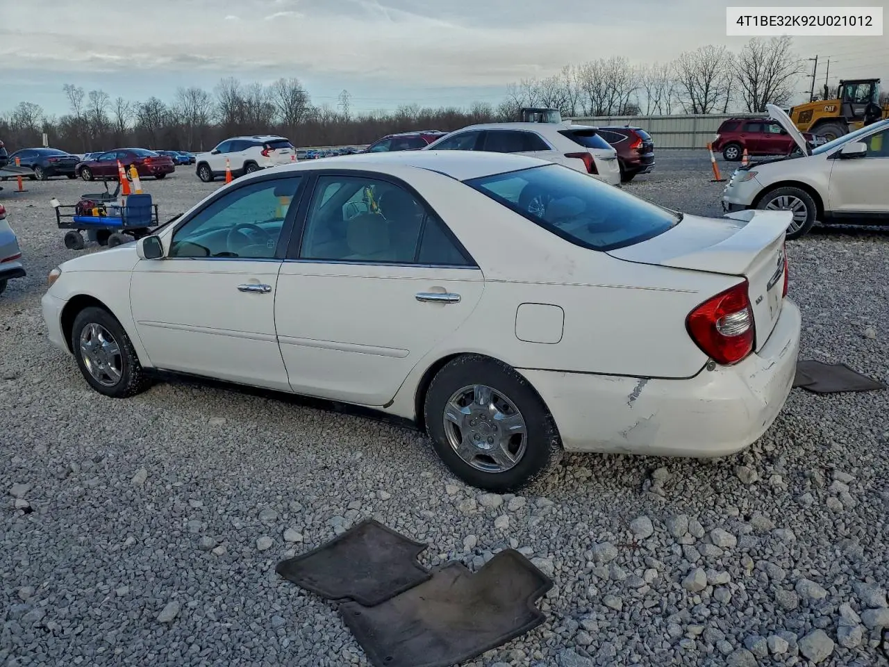 4T1BE32K92U021012 2002 Toyota Camry Le