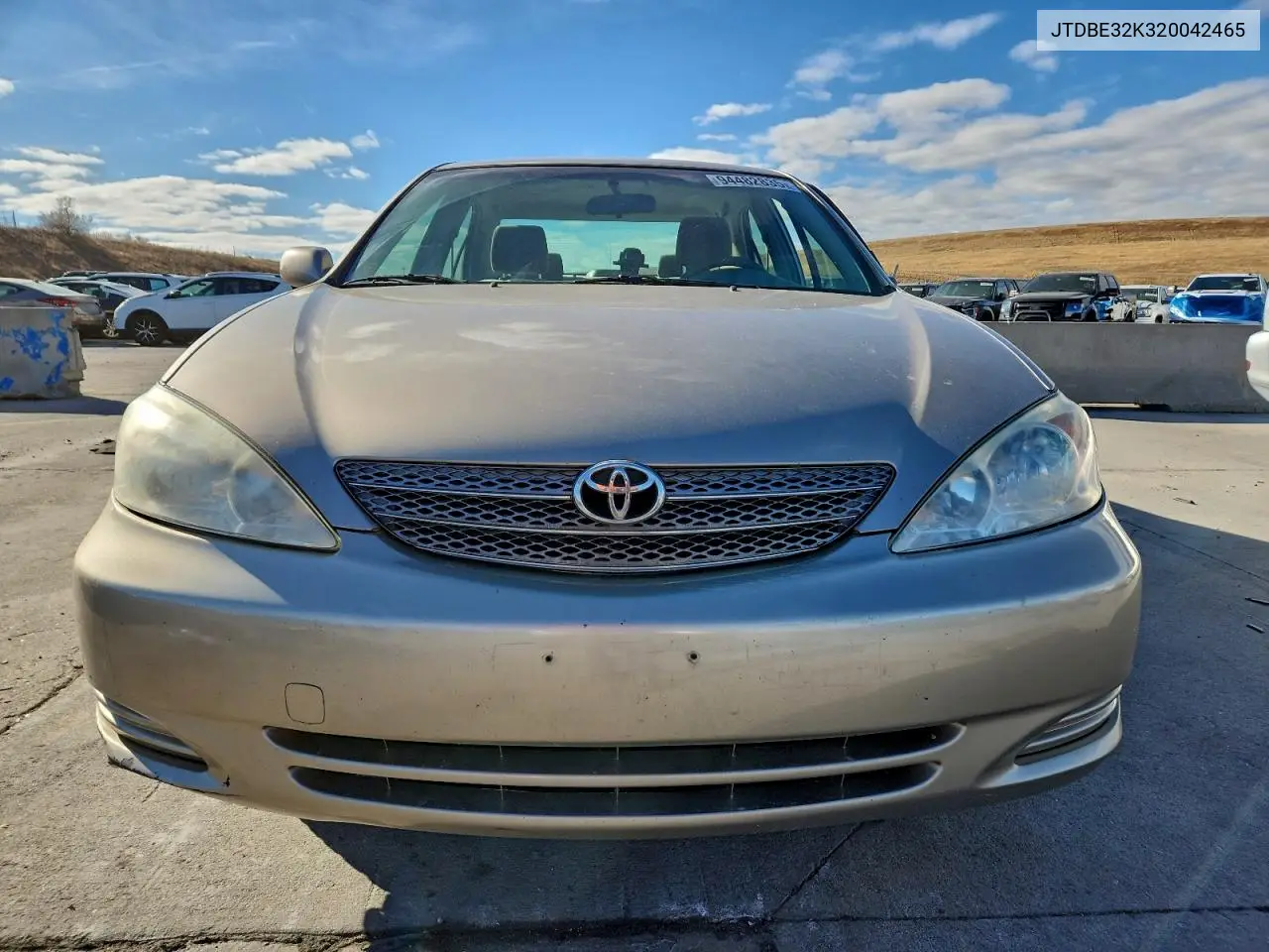 JTDBE32K320042465 2002 Toyota Camry Le
