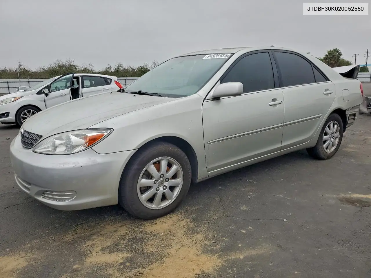 JTDBF30K020052550 2002 Toyota Camry Le