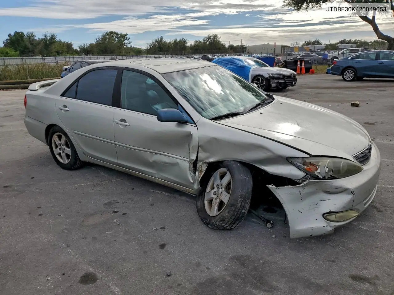 JTDBF30K420049053 2002 Toyota Camry Le