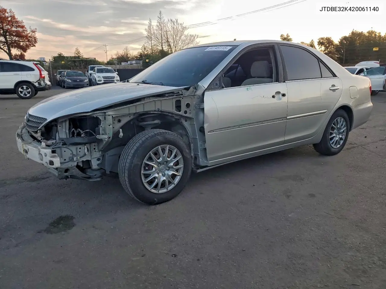 JTDBE32K420061140 2002 Toyota Camry Le