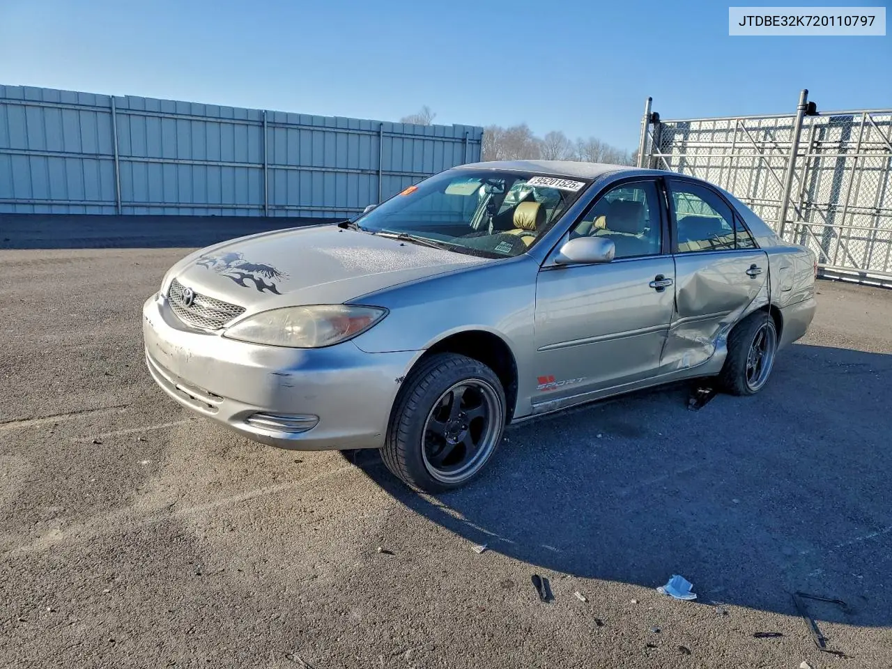 JTDBE32K720110797 2002 Toyota Camry Le