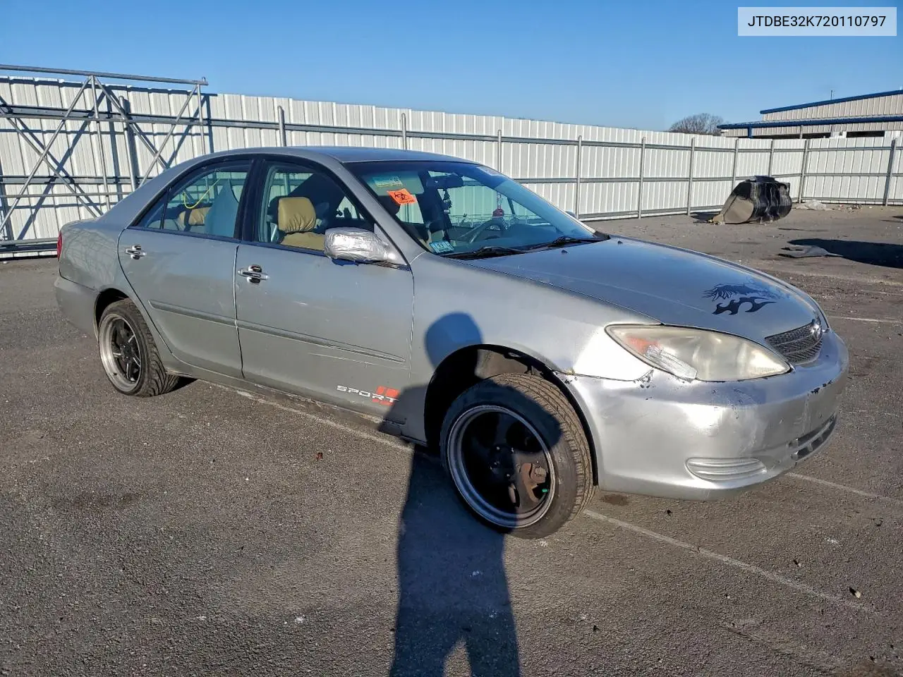 JTDBE32K720110797 2002 Toyota Camry Le