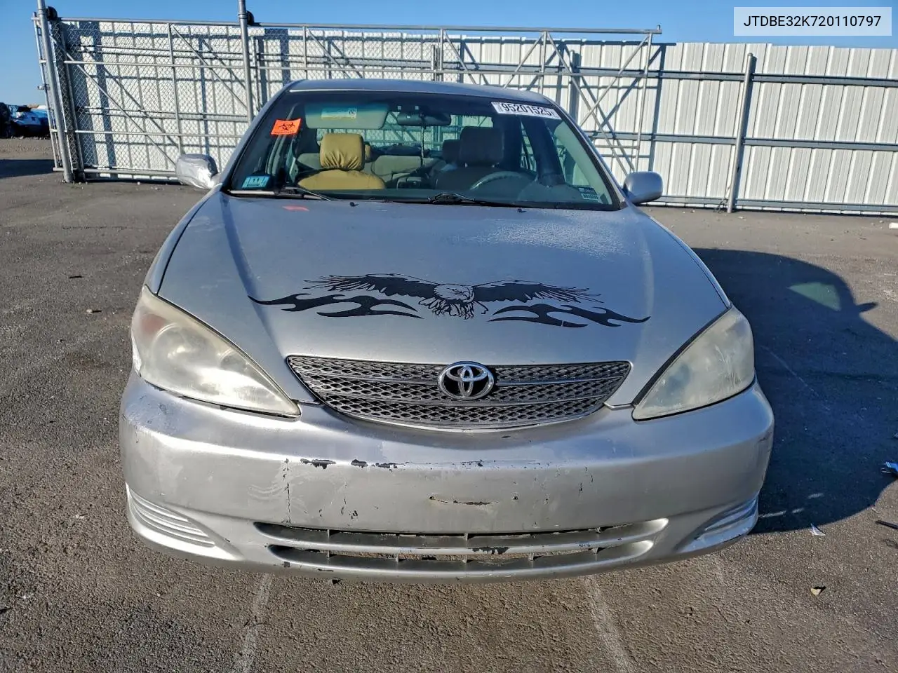JTDBE32K720110797 2002 Toyota Camry Le