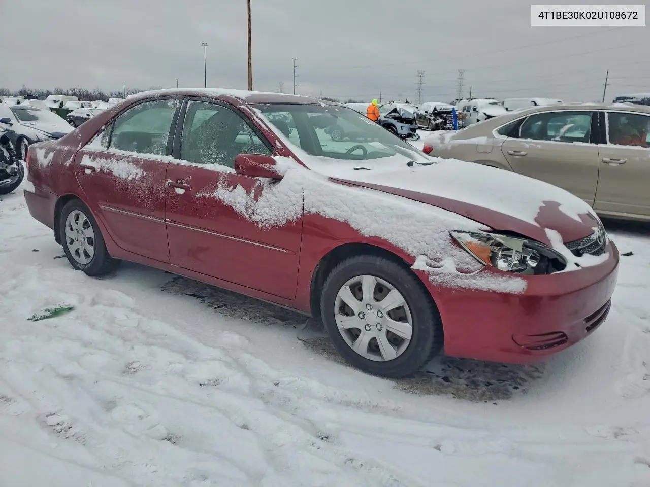 4T1BE30K02U108672 2002 Toyota Camry Le