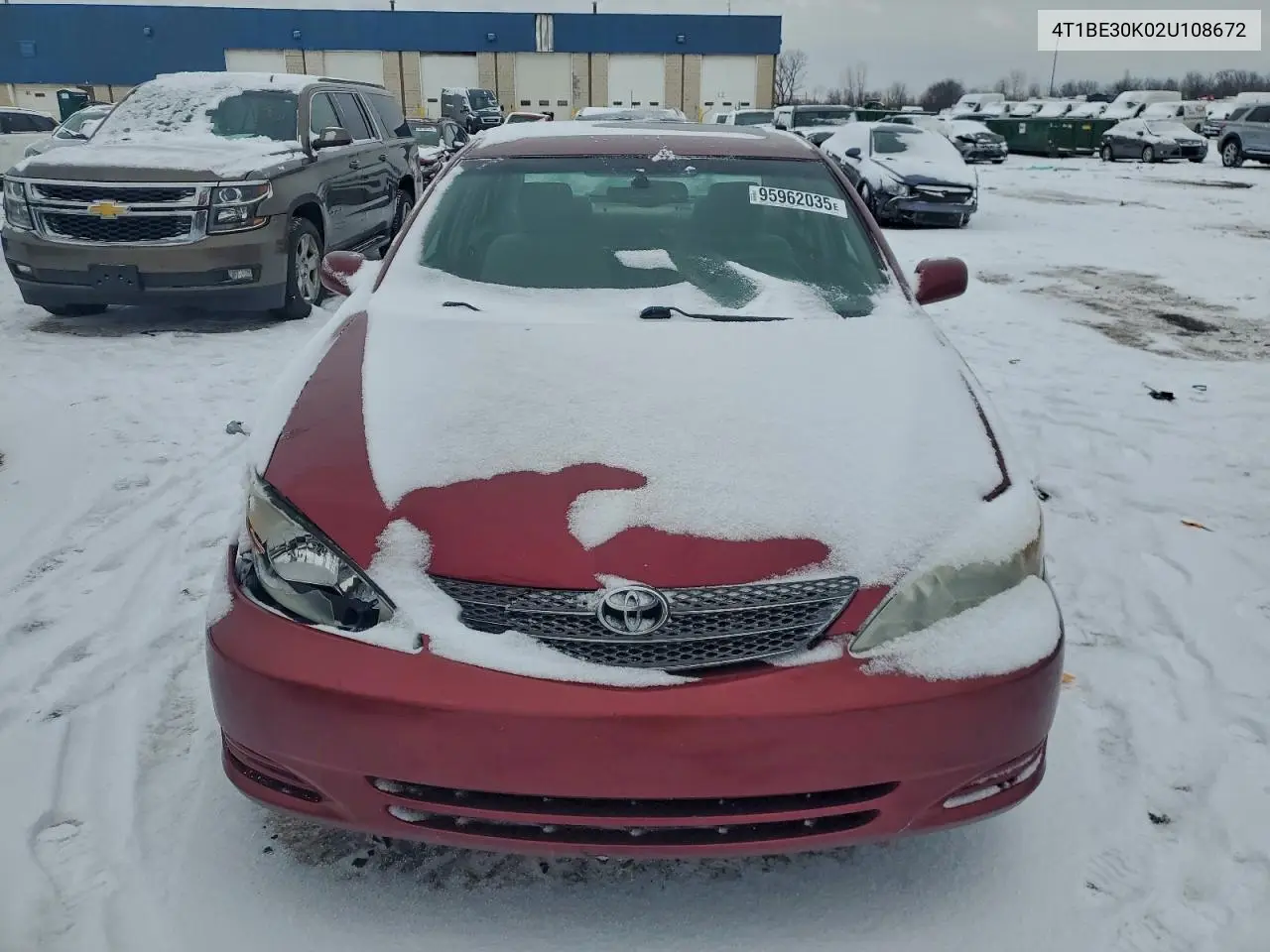 4T1BE30K02U108672 2002 Toyota Camry Le