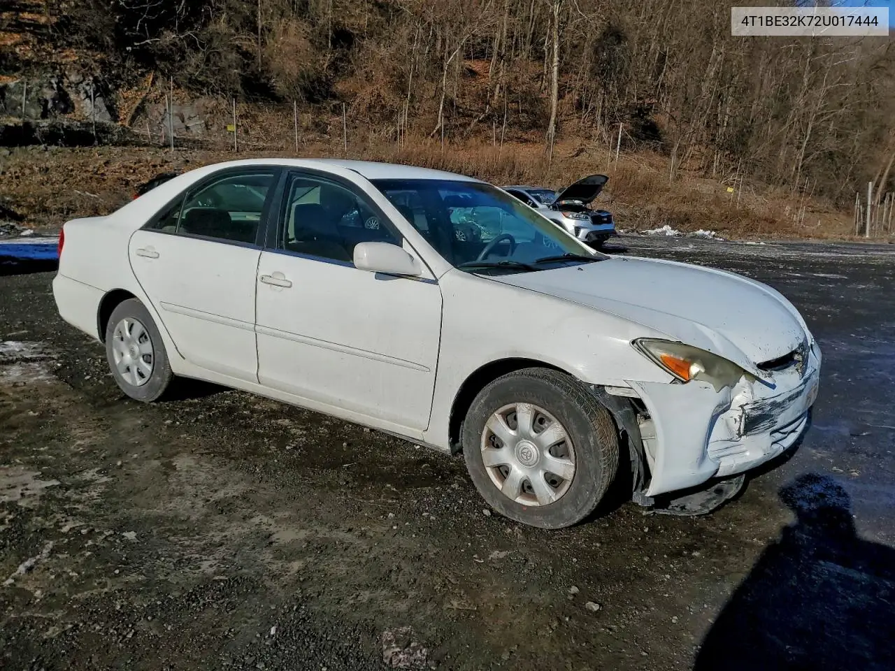 4T1BE32K72U017444 2002 Toyota Camry Le