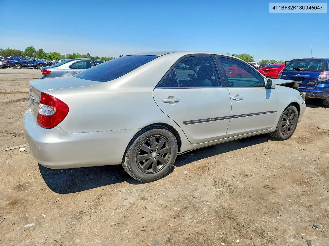 4T1BF32K13U046047 2003 Toyota Camry Xle V6
