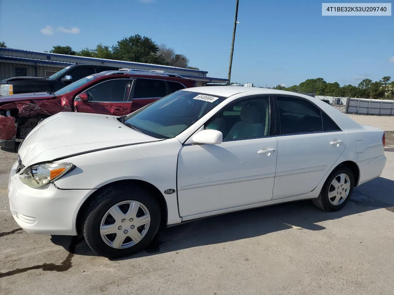 4T1BE32K53U209740 2003 Toyota Camry Le