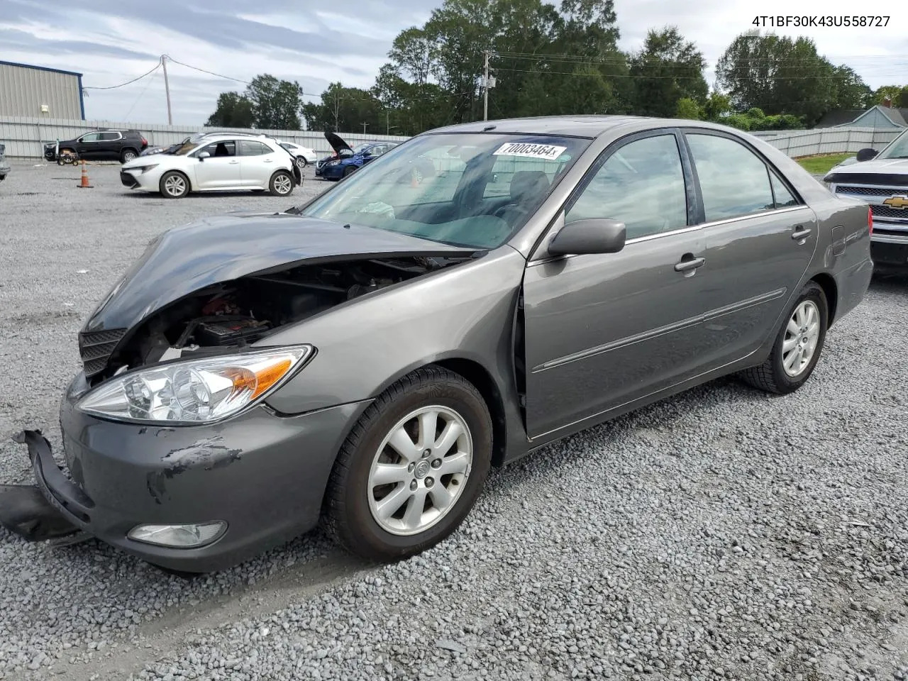 4T1BF30K43U558727 2003 Toyota Camry Le