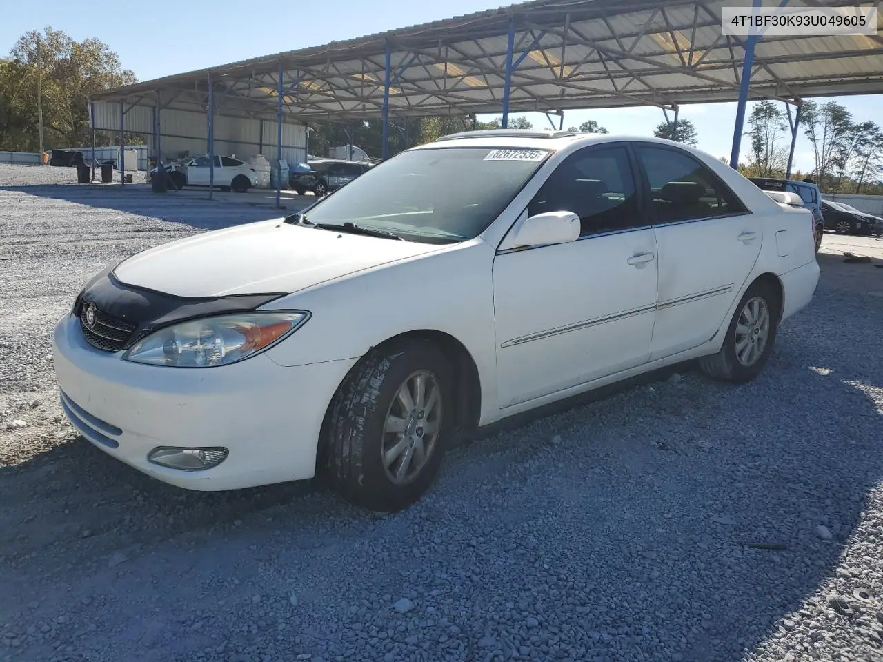 4T1BF30K93U049605 2003 Toyota Camry Le