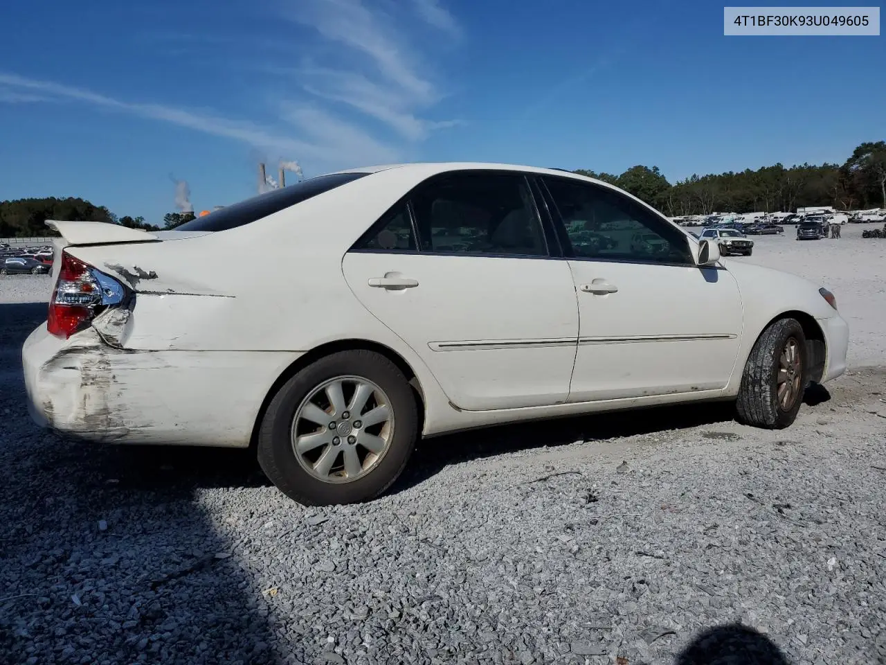 4T1BF30K93U049605 2003 Toyota Camry Le