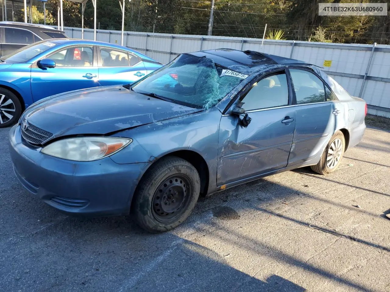 4T1BE32K63U680960 2003 Toyota Camry Le