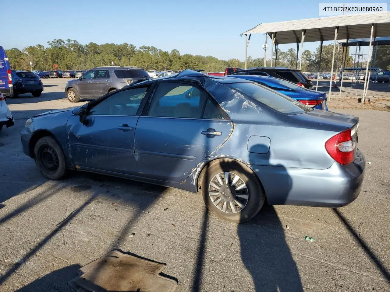 4T1BE32K63U680960 2003 Toyota Camry Le