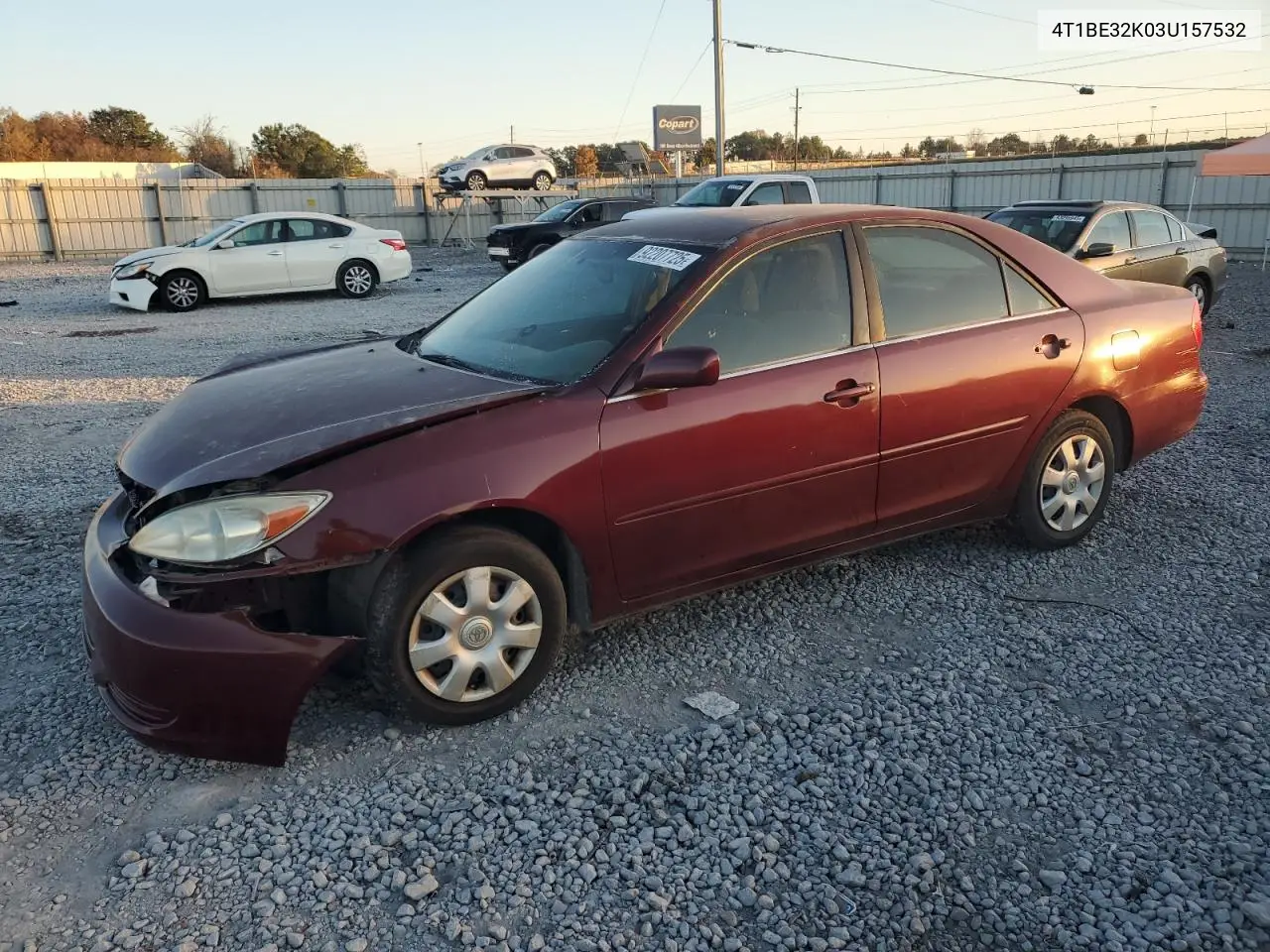 4T1BE32K03U157532 2003 Toyota Camry Le