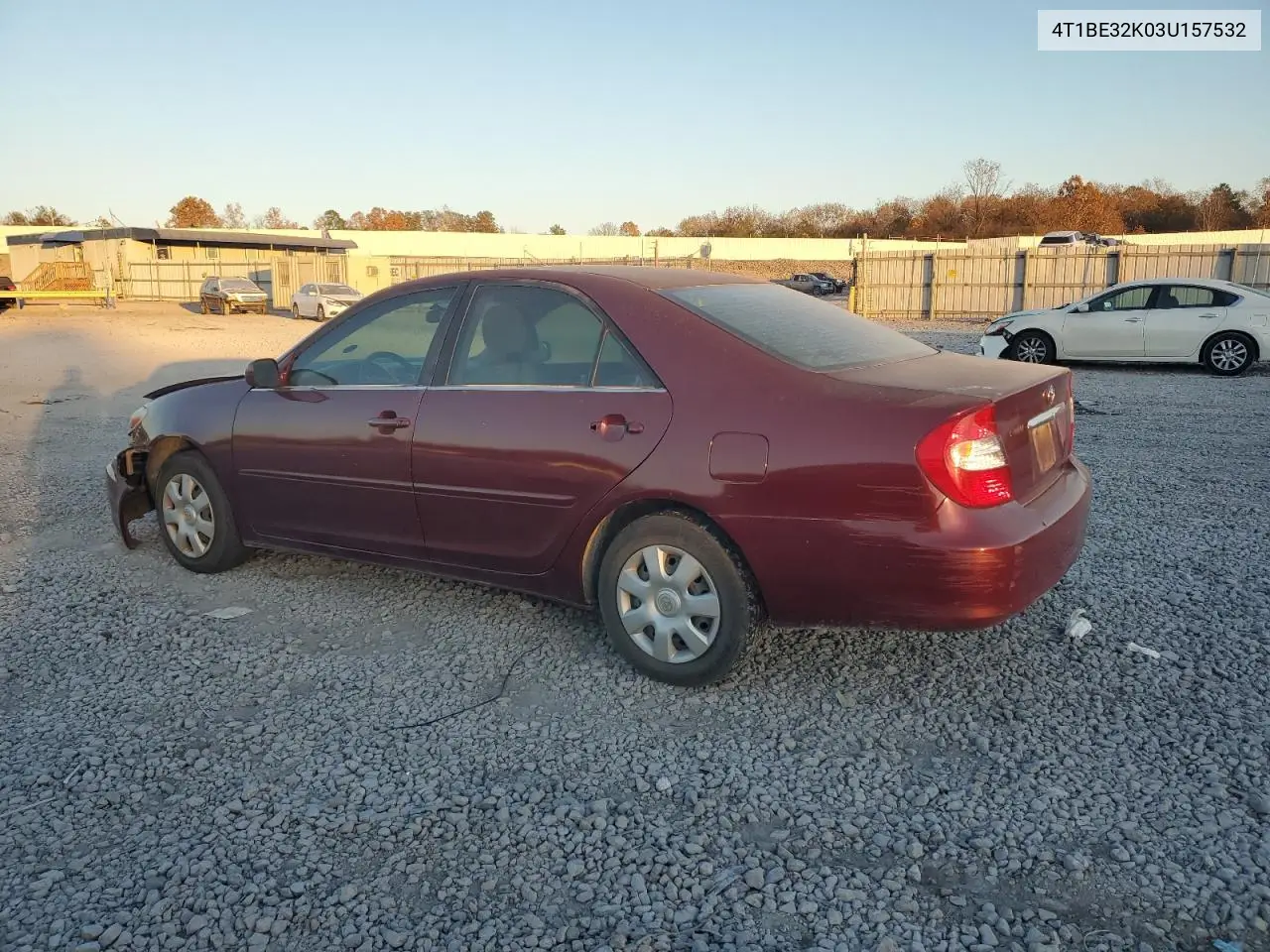 4T1BE32K03U157532 2003 Toyota Camry Le